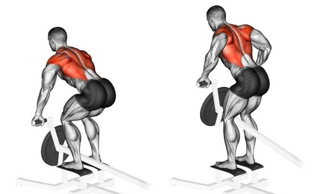 Training to strengthen the back muscles