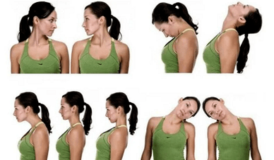 Exercises for the osteochondrosis of the cervix